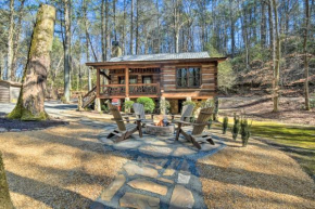 Log Cabin with Deck, Mtn Views and Lake Access!
